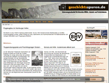 Tablet Screenshot of geschichtsspuren.de